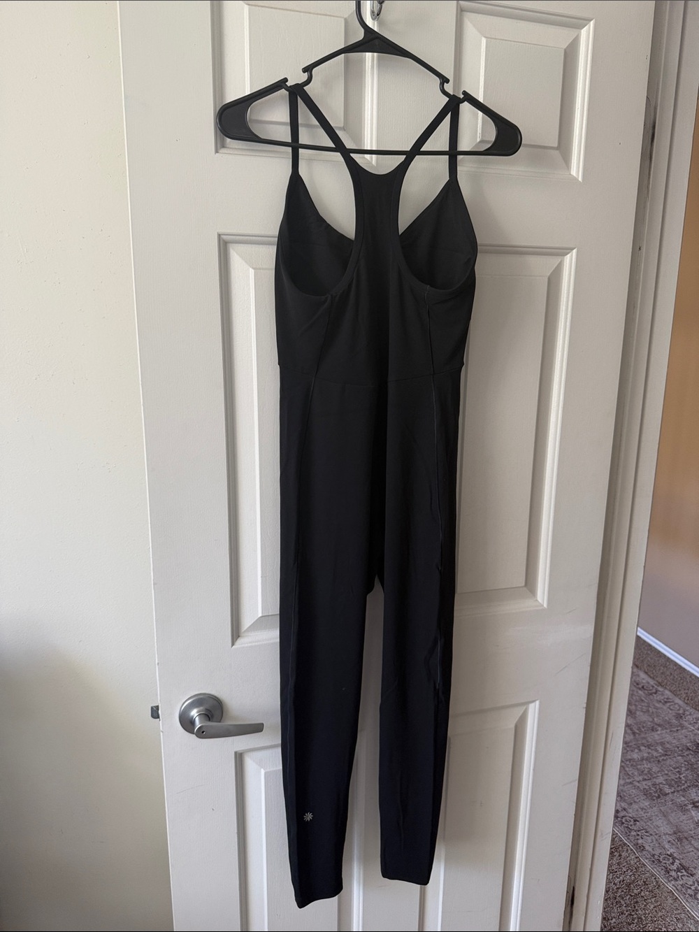 Athleta Transcend 7/8 Strappy Bodysuit in Black M - Picture 5 of 10